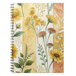 Caderno Espiral Soft Floral Pattern Collection