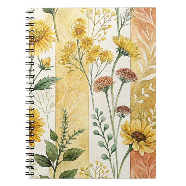 Caderno Espiral Soft Floral Pattern Collection (Frente)
