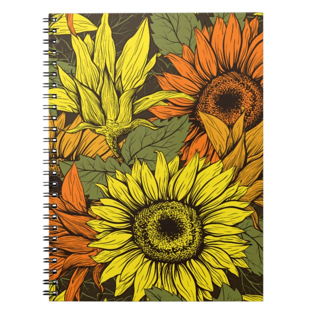 Caderno Espiral Soft Floral Pattern Collection (Frente)