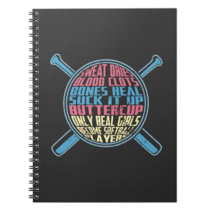 Caderno Espiral Softball