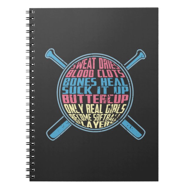 Caderno Espiral Softball (Frente)