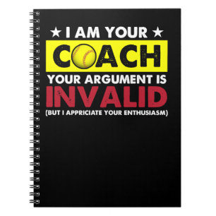 Caderno Espiral Softball FunnyCoach Funcionarios 67 esporte