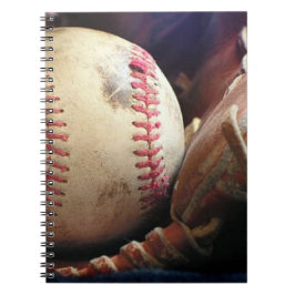 Caderno Espiral Softbol e luva
