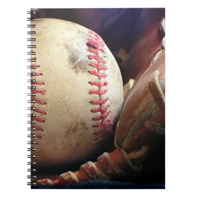 Caderno Espiral Softbol e luva (Frente)