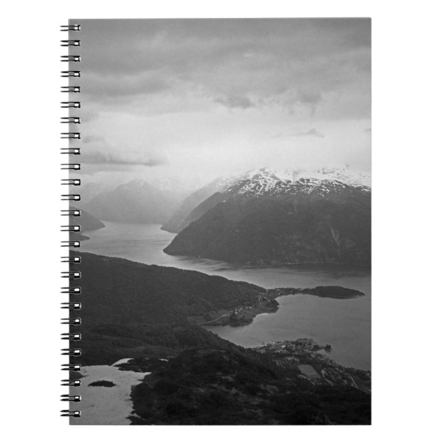 Caderno Espiral Sognefjord, Noruega (Frente)