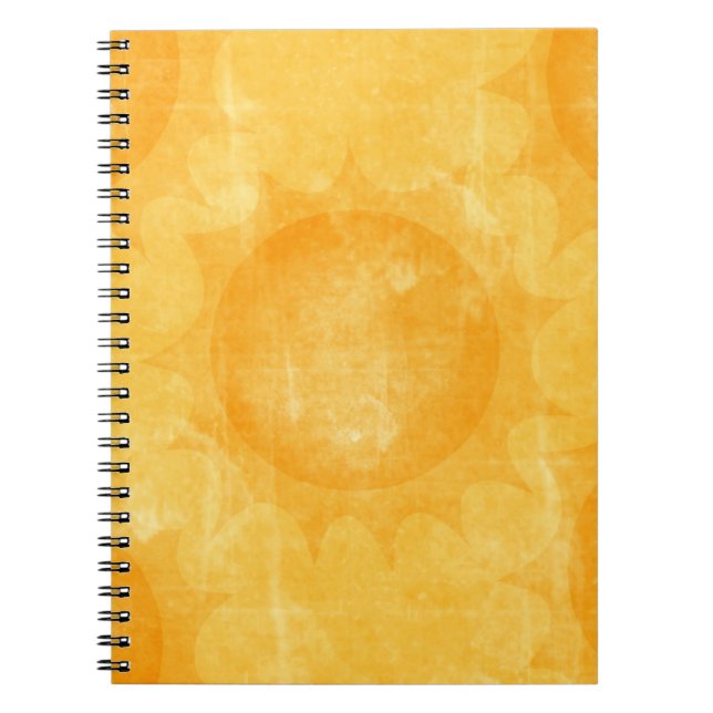 Caderno Espiral Sol Amarelo (Frente)