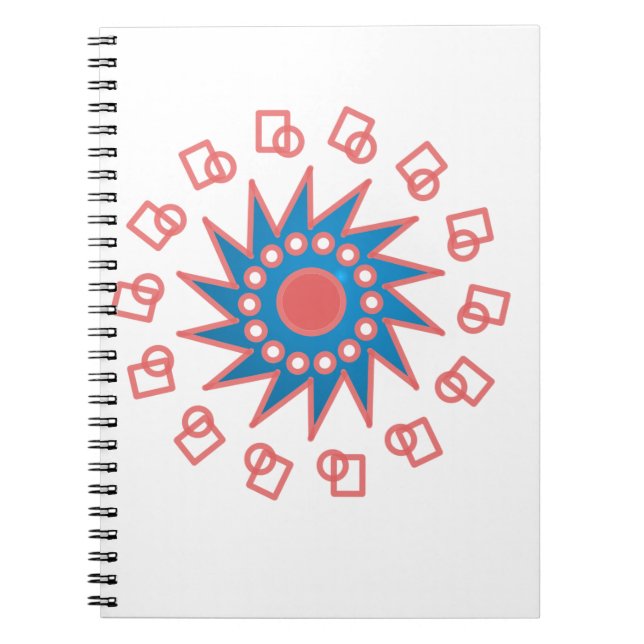 Caderno Espiral Sol azul (Frente)