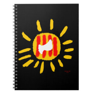 Caderno Espiral Sol da Catalunha, Símbolo Patriótico, Catalunha