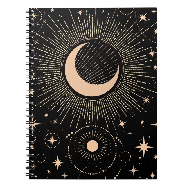 Caderno Espiral Sol dourado (Frente)