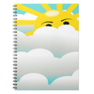 CADERNO ESPIRAL SOL OCULTO