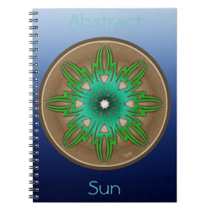 Caderno Espiral Sol verde