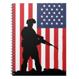 Caderno Espiral Soldado Americano