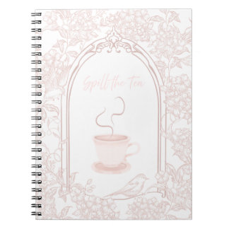 Caderno Espiral Solta o chá