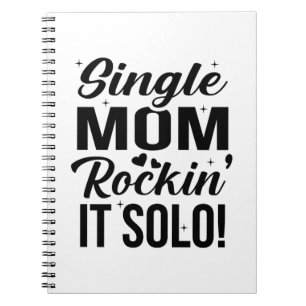 Caderno Espiral Solteiro Mãe Rockin It Solo