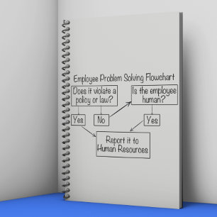Caderno Espiral Solucionador de Problemas de Funcionários de RH Re