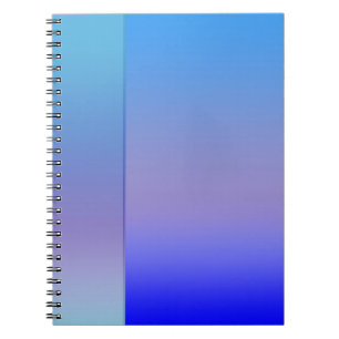 Caderno Espiral Sombras de Azul