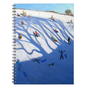 Caderno Espiral Sombras em um monte Monyash