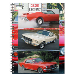 Caderno Espiral Somente Carros Clássicos