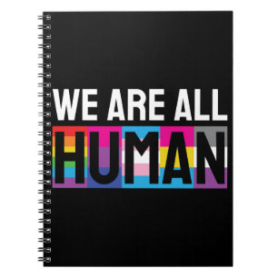 Caderno Espiral Somos Todos Humanos LGBTQIA+