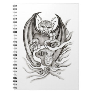 Caderno Espiral Sonho da meia-noite - diabos