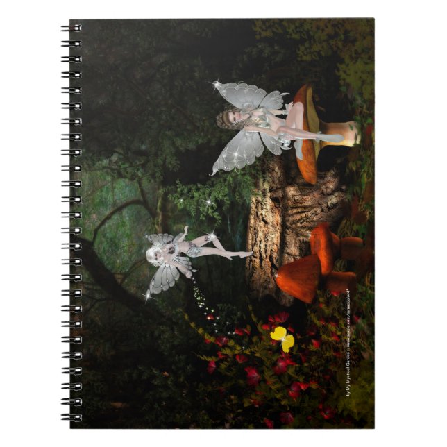 Caderno Espiral Sonho de fantasia: Poeira de fada (Frente)