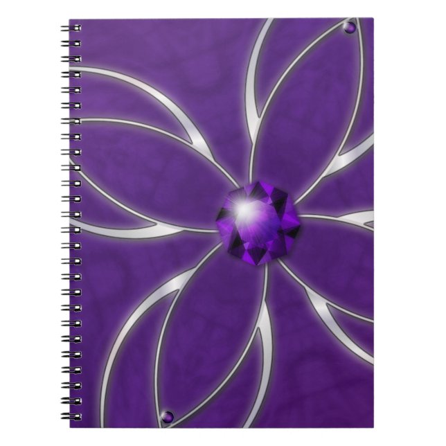 Caderno Espiral Sonho no notebook Ametist (Frente)