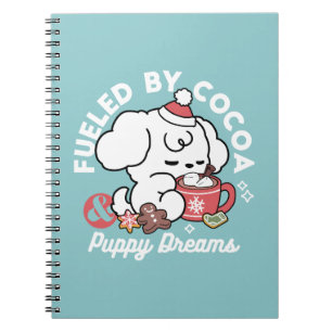 Caderno Espiral Sonhos De Bolachas Cozy - Chocolate Quente e Natal