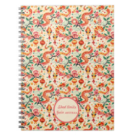 Caderno Espiral Sonhos de Serpente Ano Novo Chinês