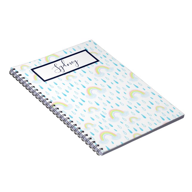 Caderno Espiral Sonhos do Arco-íris (Lado Direito)