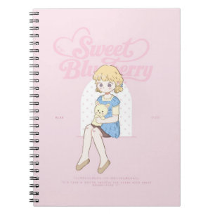 Caderno Espiral Sonhos Doces de Mirtilo ✩°｡ ⋆｡°✩
