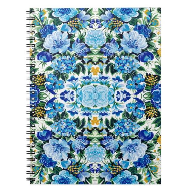 Caderno Espiral Sonhos Florais #5 em Susiejayne (Frente)