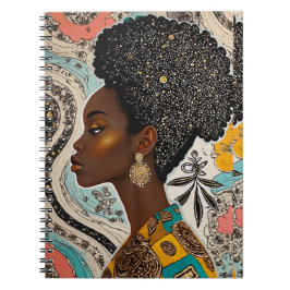 Caderno Espiral Sophisticated luxury African, Asian, Caribbean