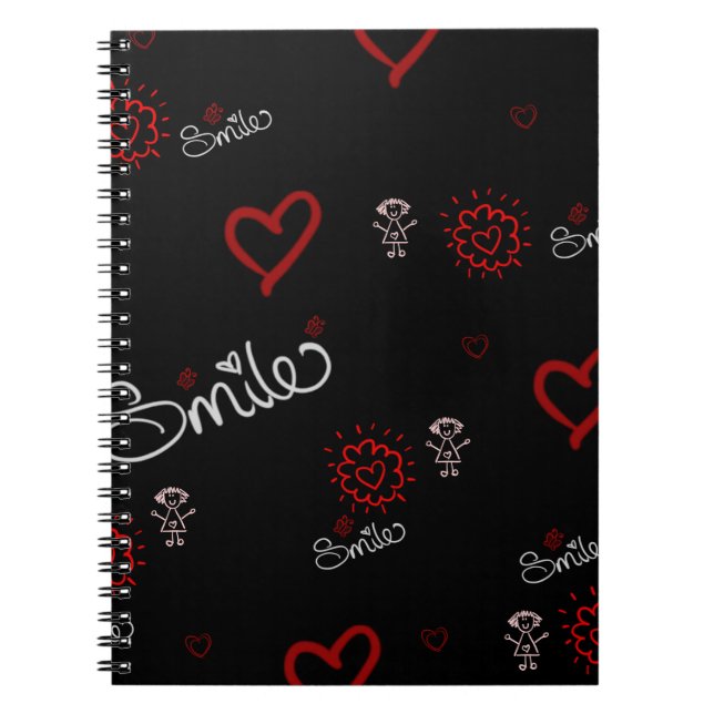 Caderno Espiral Sorria E Seja Feliz (Frente)