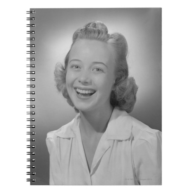 Caderno Espiral Sorriso da mulher (Frente)