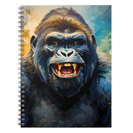 Caderno Espiral Sorriso Grande de Gorilla