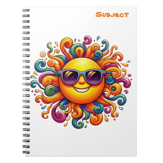 Caderno Espiral Sorrisos Sunny (Frente)