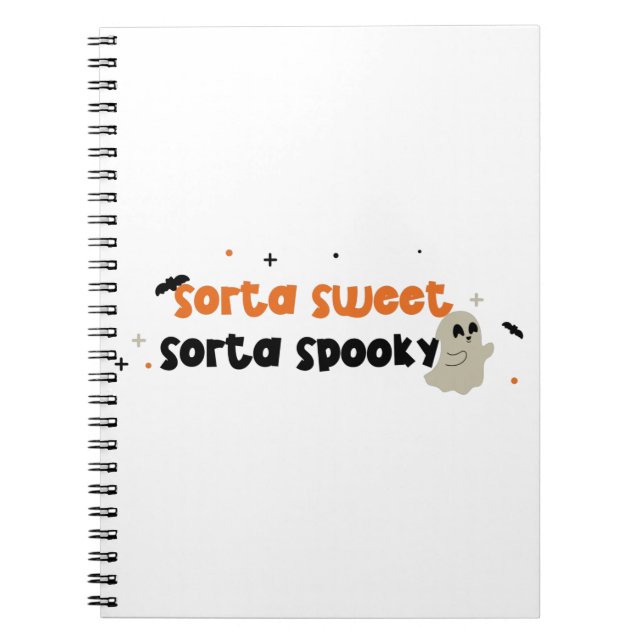 Caderno Espiral Sorta Doce Sorta Spooky (Frente)