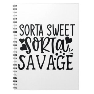 Caderno Espiral Sorta Sweet Sorta Savage