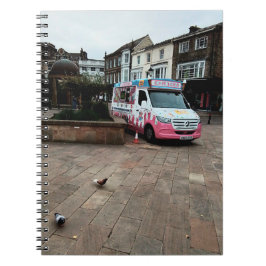 Caderno Espiral Sorvete van