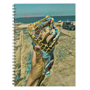 Caderno Espiral Sorvetes
