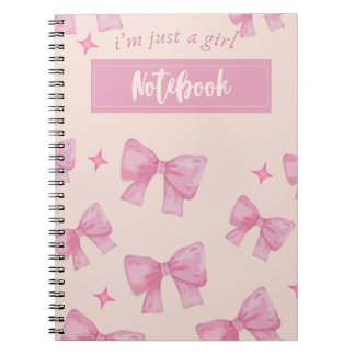 Caderno Espiral Sou apenas uma garota Notebook