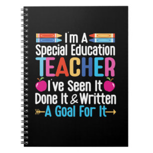 Caderno Espiral Sou Professora Especial de Educação, Professora SP