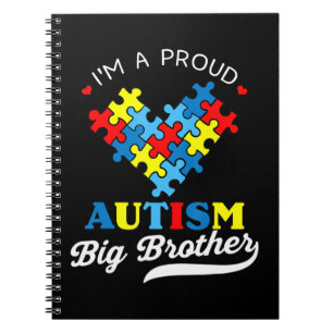 Caderno Espiral Sou um Irmão Grande Autismo Orgulhoso - Perfeito p