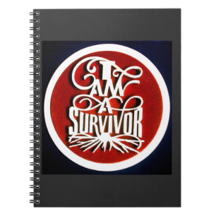 Caderno Espiral Sou uma Foto Sobrevivente de Espiral