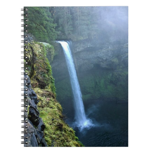 Caderno Espiral South Silver Falls, Oregon (Frente)