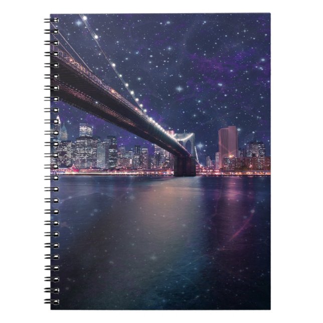 Caderno Espiral Spacey Manhattan Skyline (Frente)
