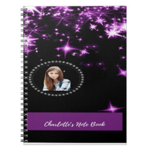 Caderno Espiral Sparkle & Shine: notebook fotográfico personalizad