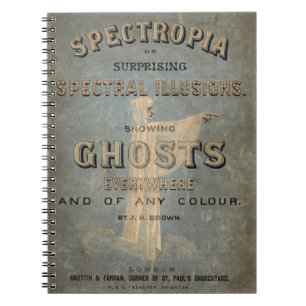 Caderno Espiral Spectropia - um estudo dos fantasmas - 1866