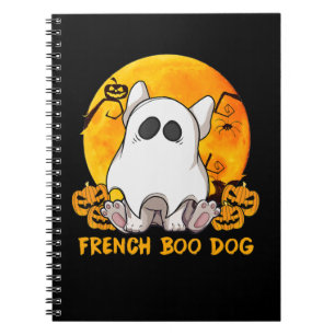 Caderno Espiral Spider Gift Bulldog Francês Com Pumpkin Spider