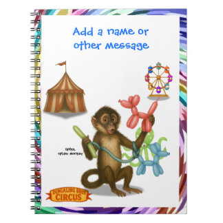 Caderno Espiral Spike's balloon monkey magic